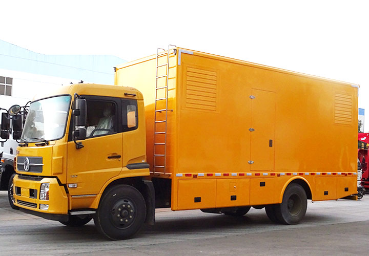 消防黄牌抢险救援车_东风多利卡D9工程抢险救援车车型材料程力电动消防车厂家